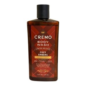 Cremo Men's Body Wash Cozy Embers Holiday Limited Release 16 fl oz